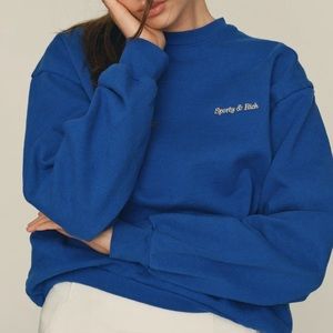 Blue Sporty & Rich hoodie